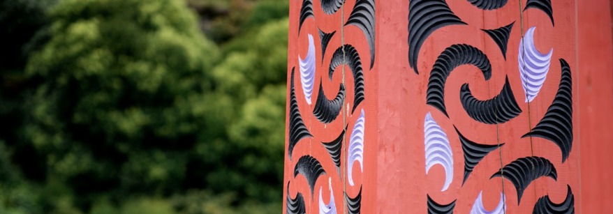 Māori carvings