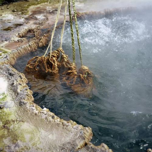 geothermal cooking pool