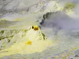 Geothermal fumarole, Whakaari (White Island). 
