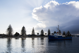 boat in harbour