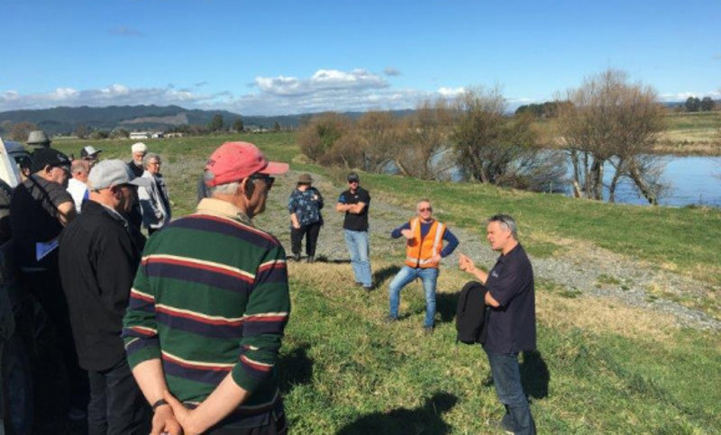 Rangitāiki Spillway site visit held in August 2018.