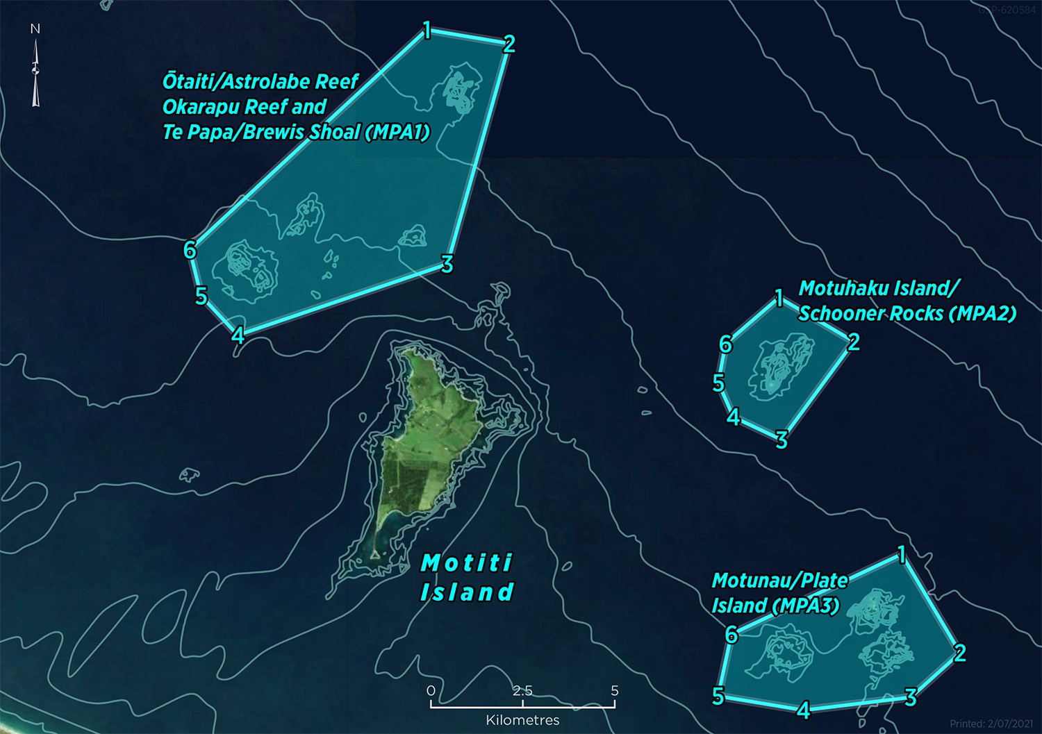 motiti protection area