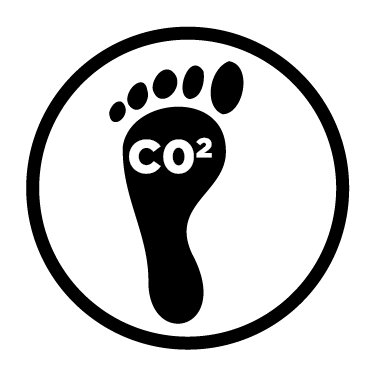 CO2 footprint icon