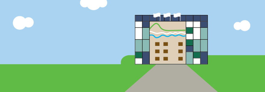 council building illustration
