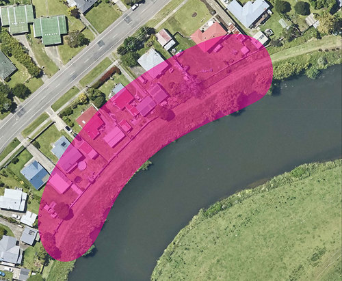 affected area map