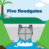 five floodgates