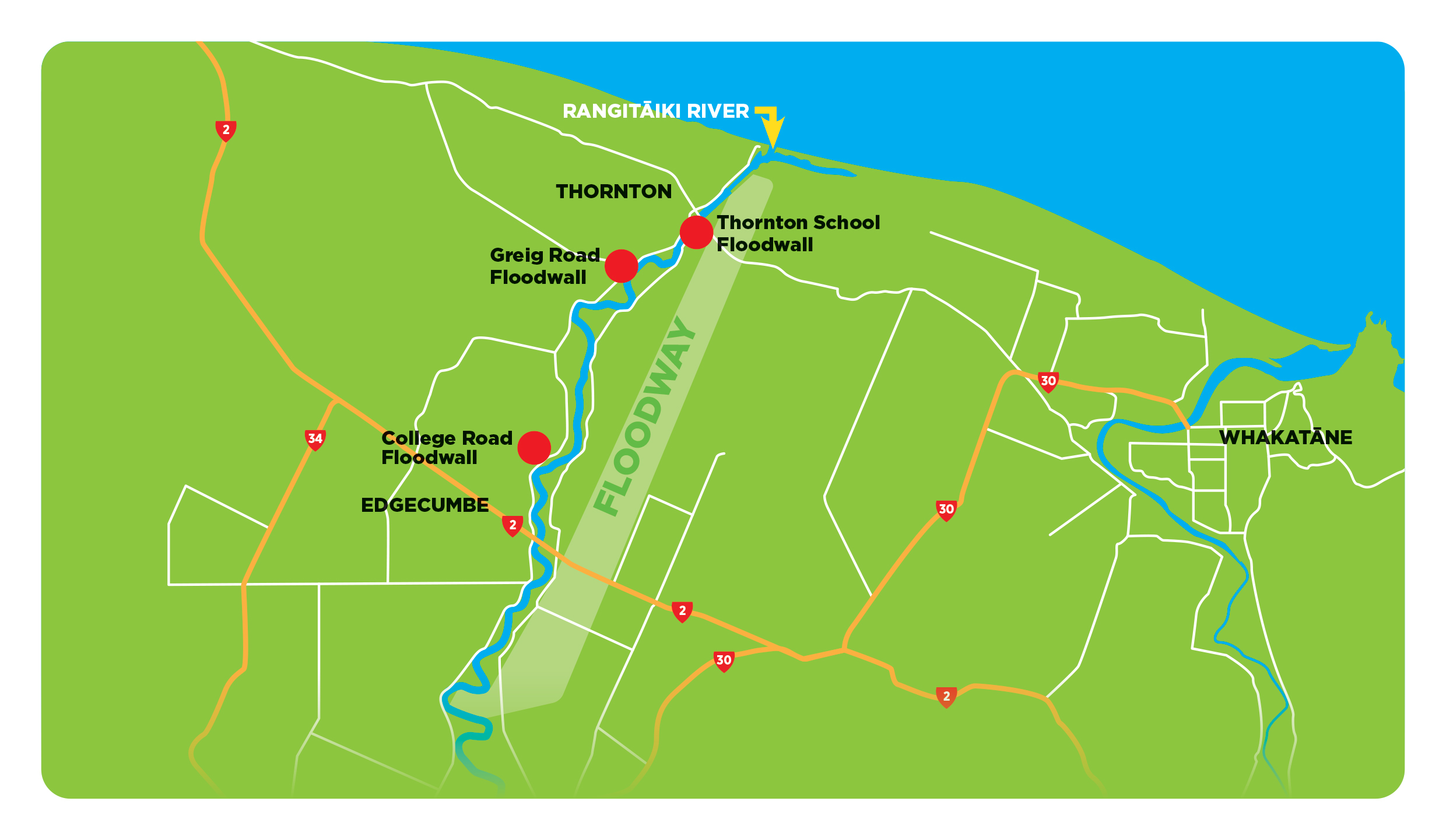 floodwalls map